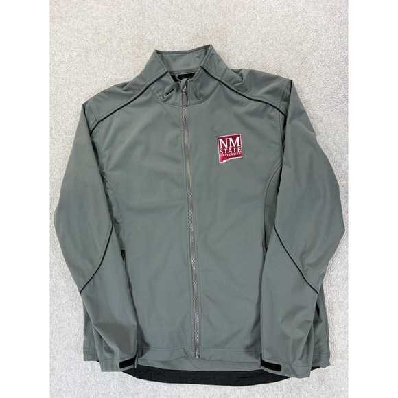 Cutter & Buck Jackets & Blazers - New Mexico State Aggies Stitched Logo Campus Jacket (Men's Large) Gray